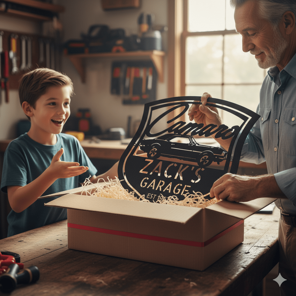 Camaro 1967 Metal Sign – Personalized Classic Car Garage Wall Art