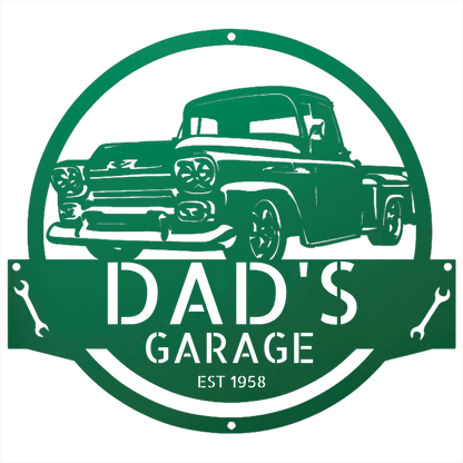 Green / 12 Chevy Apache Pickup 3100 1958