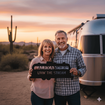 Custom Airstream Monogram - Steel Sign
