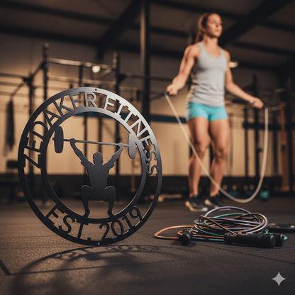 Custom Crossfit Sign Monogram