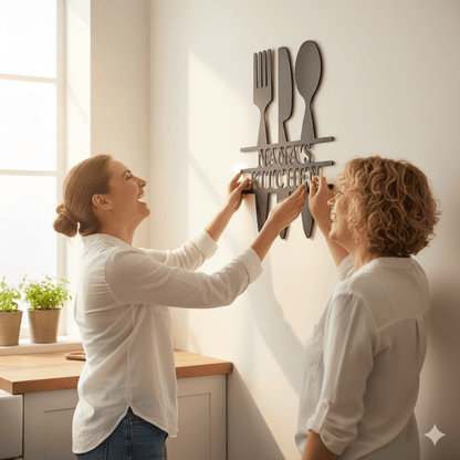 Custom Personalized Kitchen Steel Sign – Custom Family Name Wall Art for Home & Gift