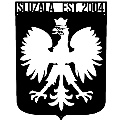Custom Polish Eagle Metal Sign – Personalized Polish Family Name Decor, Custom Heritage Wall Art