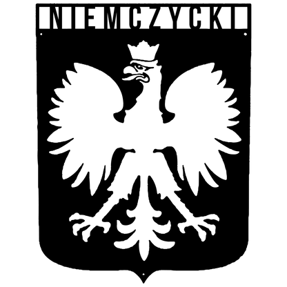 Custom Polish Eagle Metal Sign – Personalized Polish Family Name Decor, Custom Heritage Wall Art