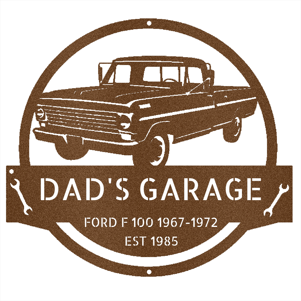 Copper / 12 Ford F 100 1967-1972