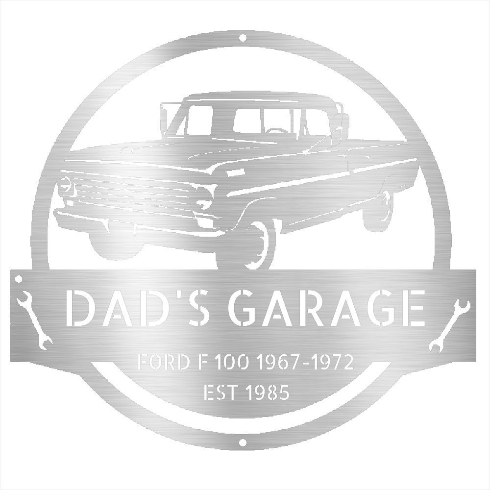 Silver / 12 Ford F 100 1967-1972