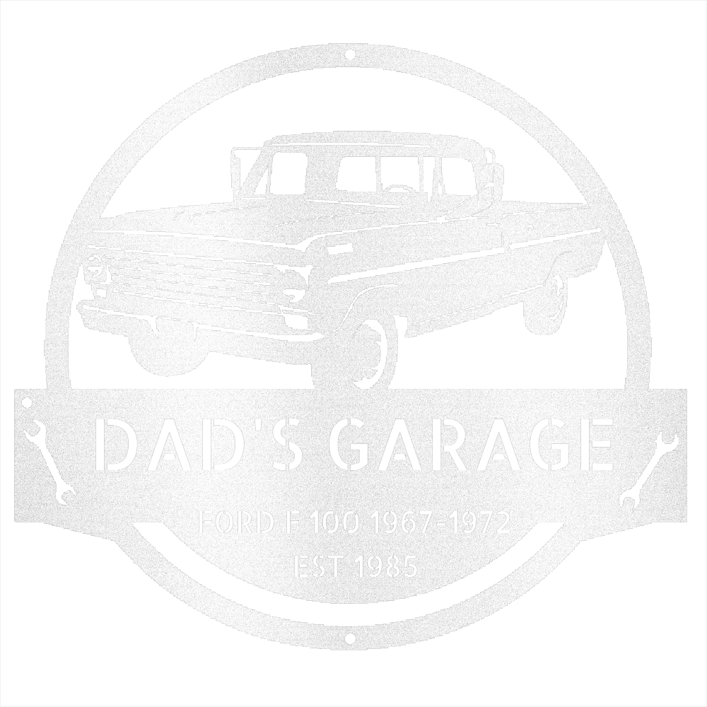 White / 12 Ford F 100 1967-1972