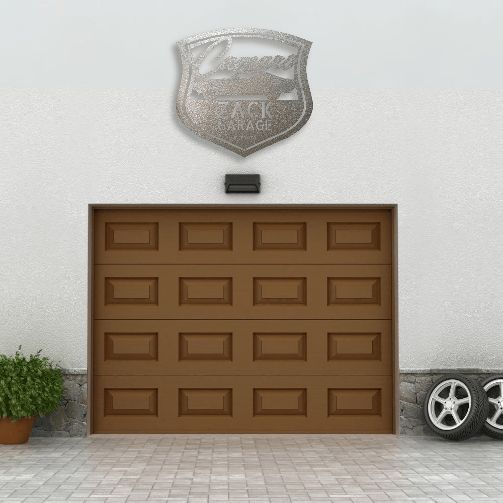 Silver / 12 Personalized 1970 Camaro Classic Car Metal Wall Art