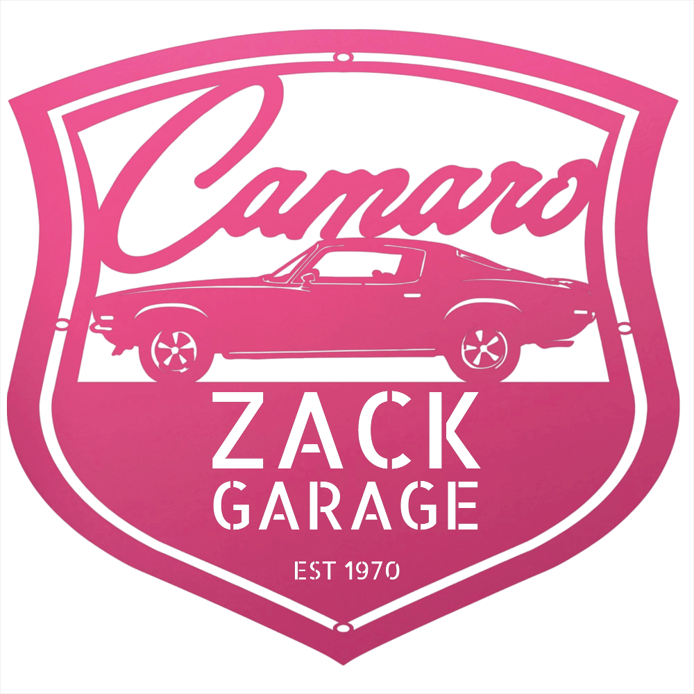 Personalized 1970 Camaro Classic Car Metal Wall Art