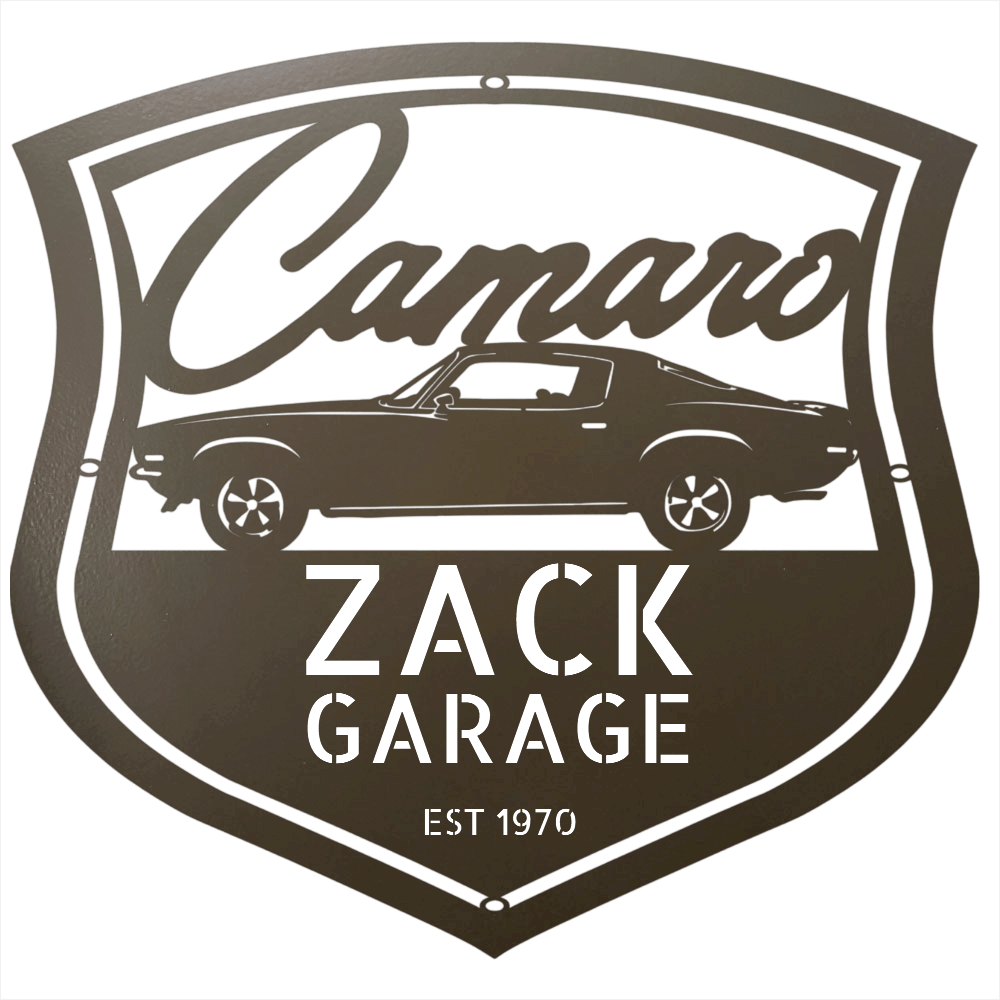 Personalized 1970 Camaro Classic Car Metal Wall Art