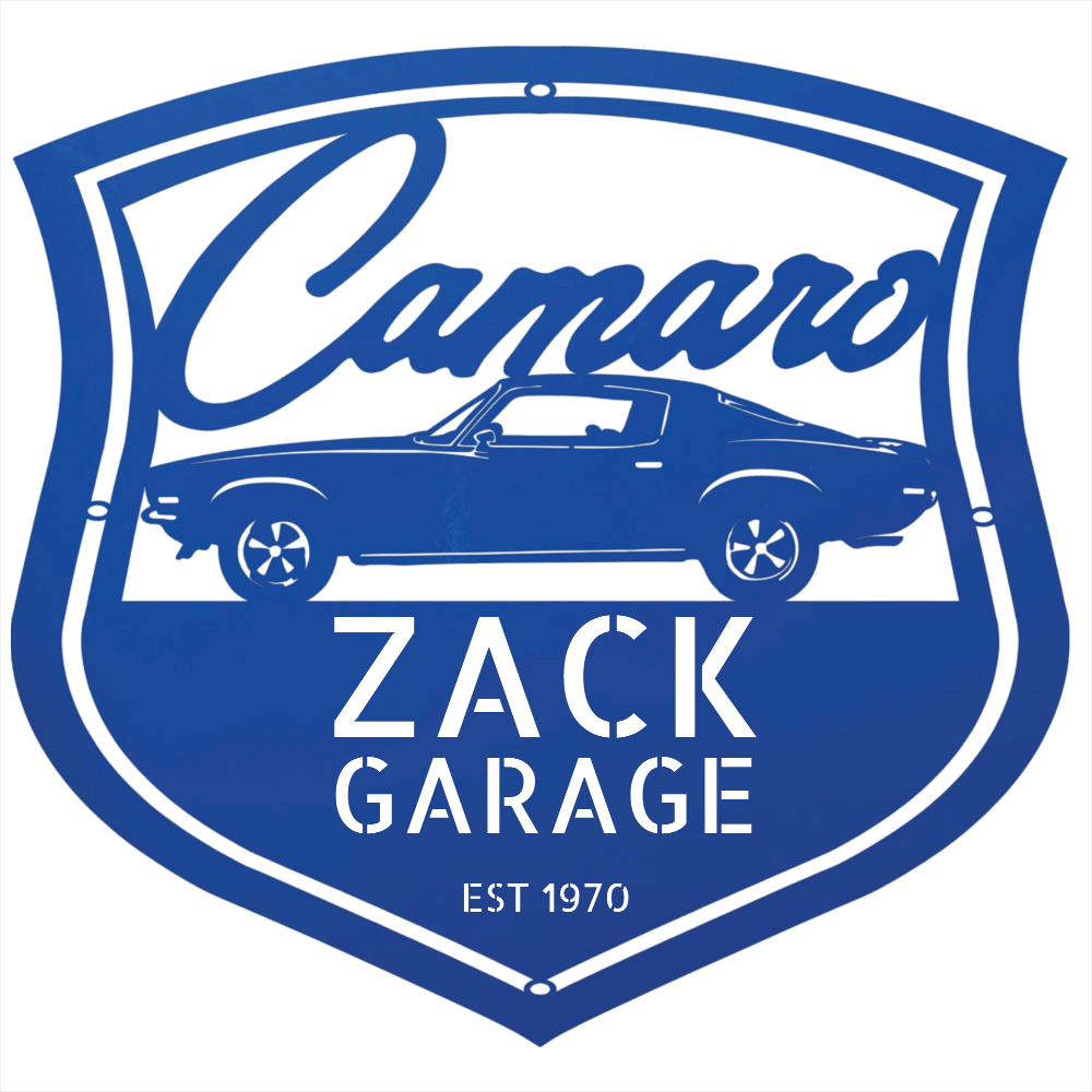 Personalized 1970 Camaro Classic Car Metal Wall Art
