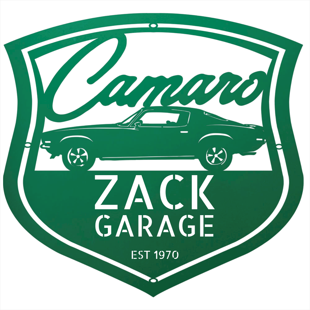 Personalized 1970 Camaro Classic Car Metal Wall Art