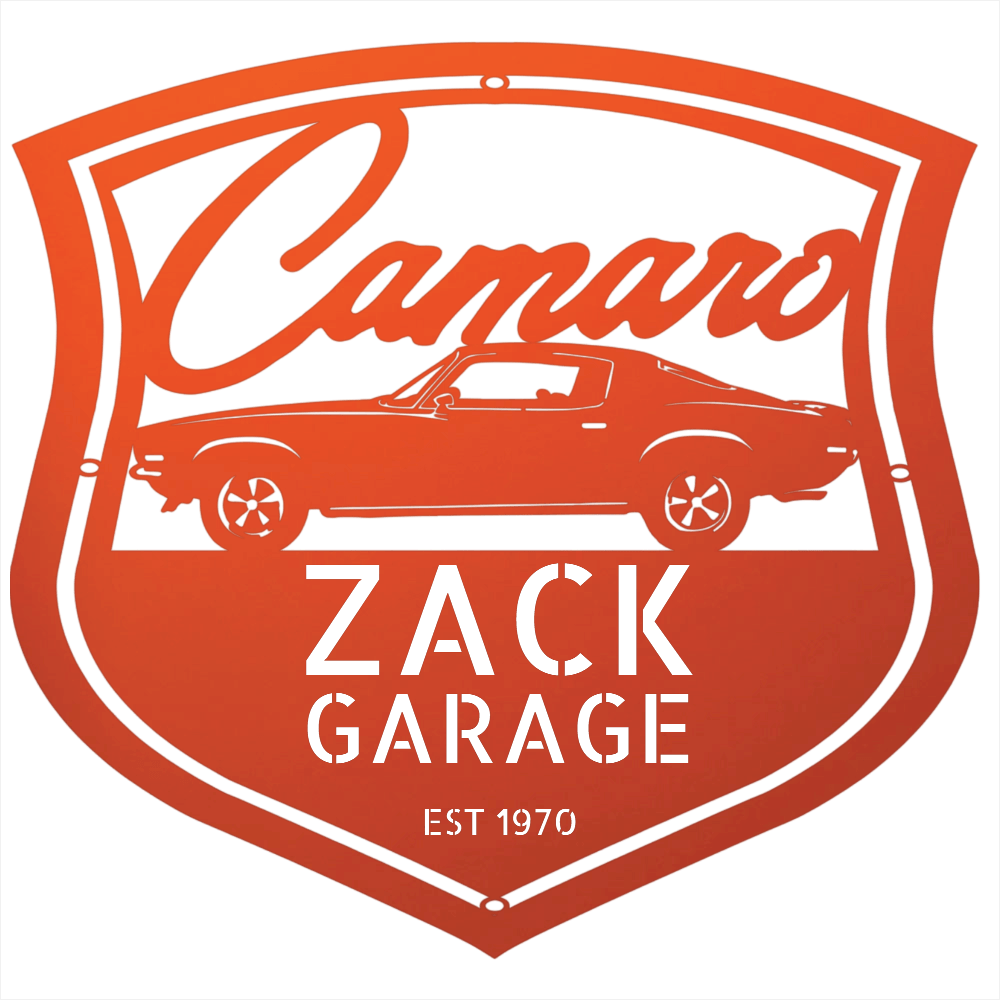 Personalized 1970 Camaro Classic Car Metal Wall Art