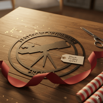 Personalized Astronomy Metal Sign – Custom Telescope Wall Art for Stargazers