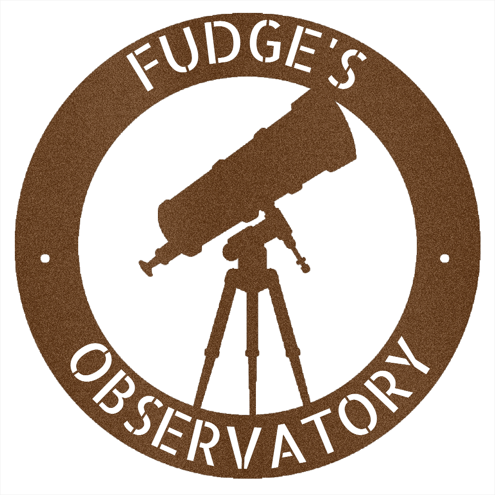 Copper / 12 Personalized Observatory Steel Sign