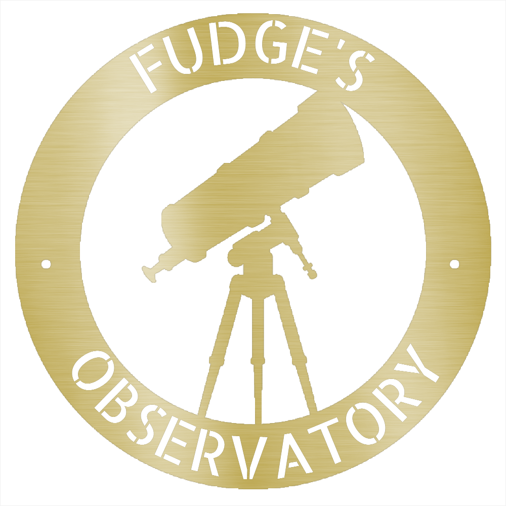 Gold / 12 Personalized Observatory Steel Sign