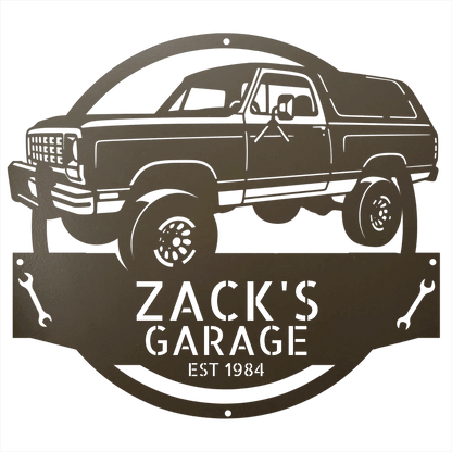 Steel Sign Stone / 12 1984 Dodge Ram Charger