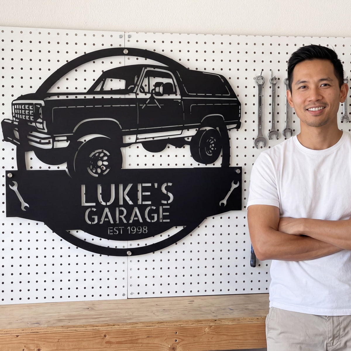 Steel Sign 1984 Dodge Ramcharger Garage Sign | Personalized Metal Art