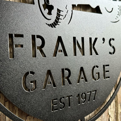 Steel Sign Personalized 1977 Ford F-250 4x4 Classic Truck Metal Sign - A Tribute to Garage Pride and Heritage