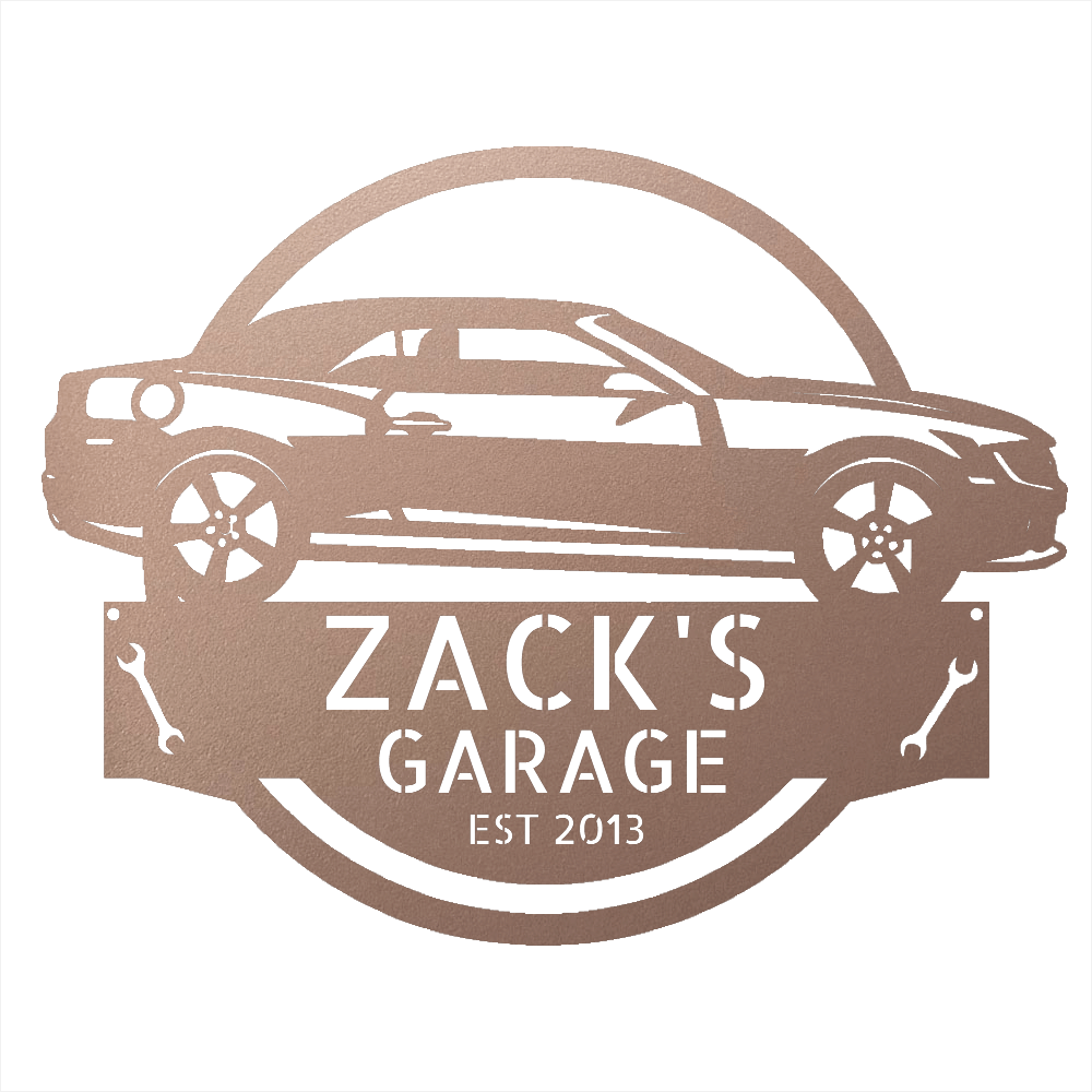 Steel Sign Rose / 12 Personalized 2013 Chevrolet Camaro Custom Garage Metal Sign