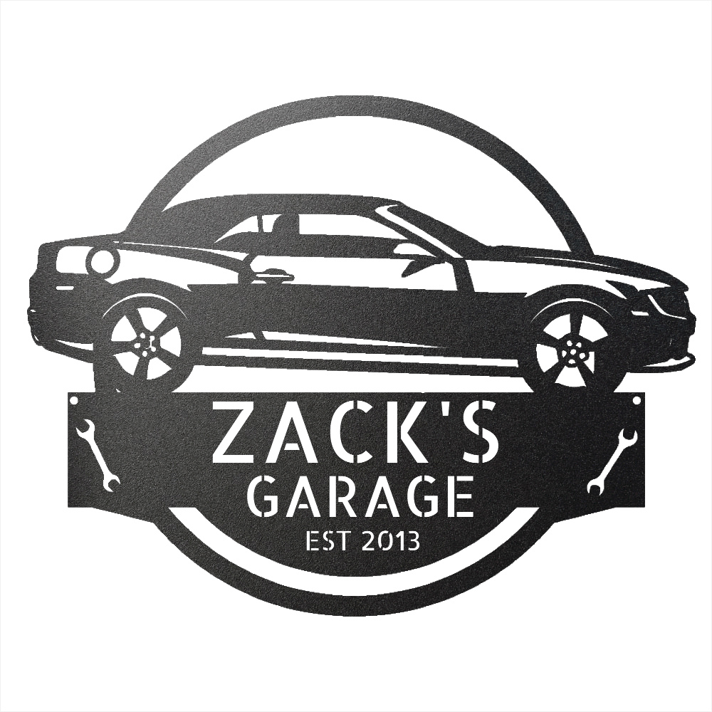 Steel Sign Personalized 2013 Chevrolet Camaro Custom Garage Metal Sign
