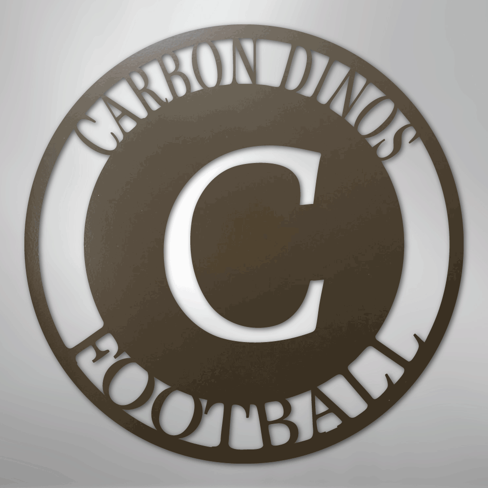 Steel Sign Stone / 24" Personalized Family Monogram Metal Sign – Custom Initial Name Sign for Couple & Home Wall Decor