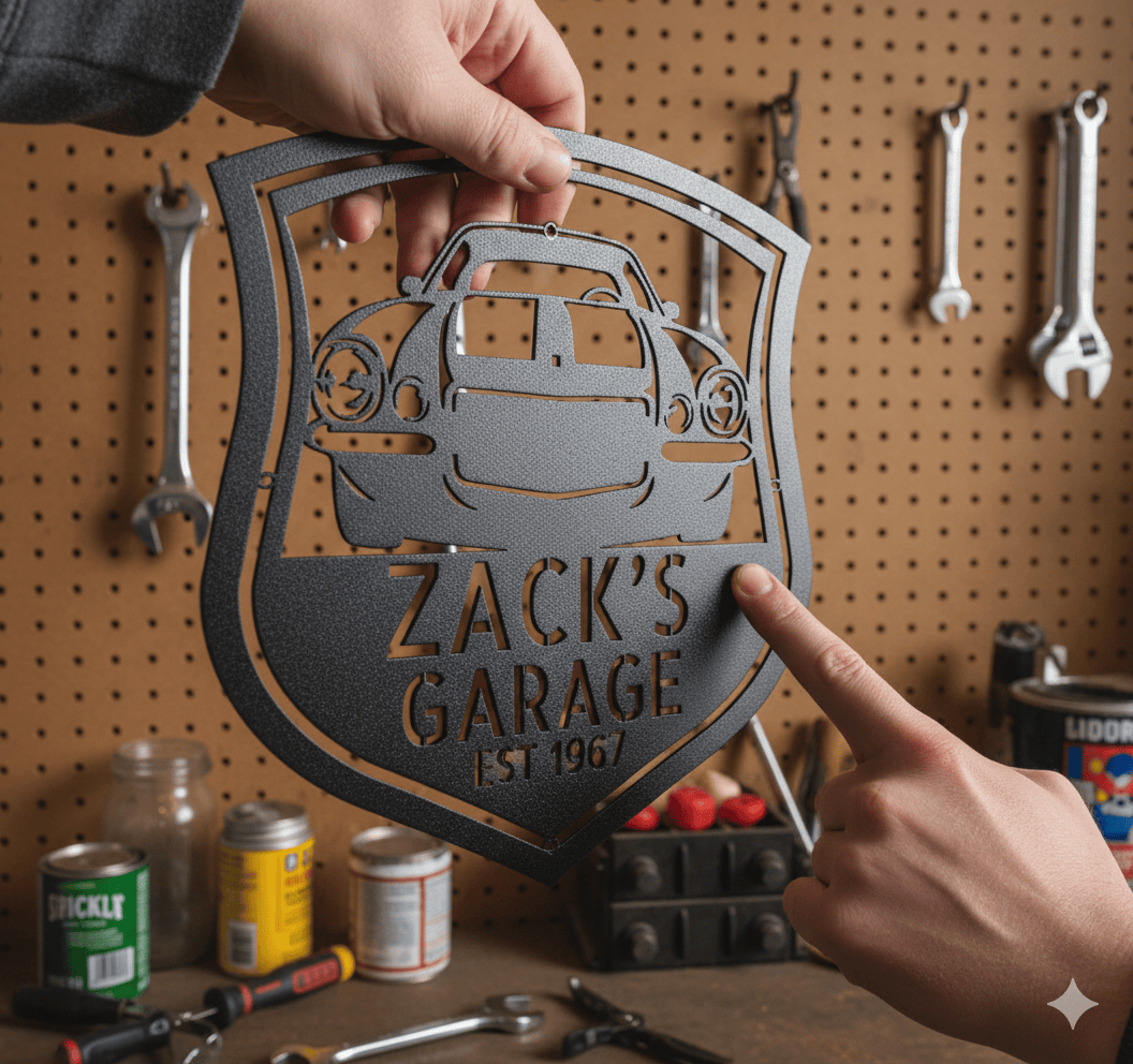 Wall Art 1970 Camaro Garage Sign – Personalized Metal Car
