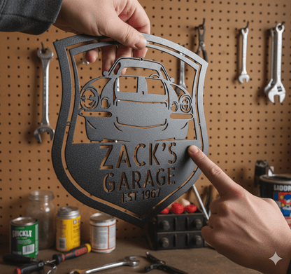 Wall Art 1970 Camaro Garage Sign – Personalized Metal Car