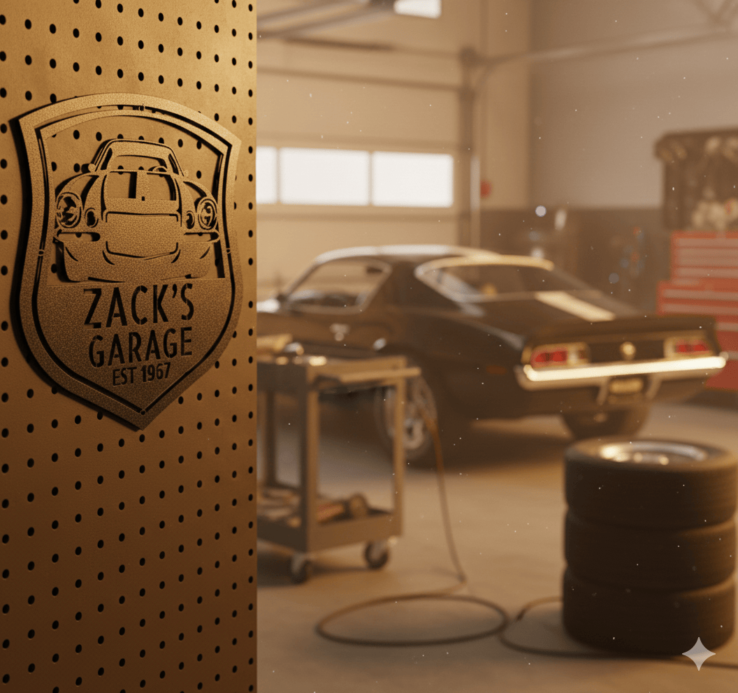 Wall Art 1970 Camaro Garage Sign – Personalized Metal Car