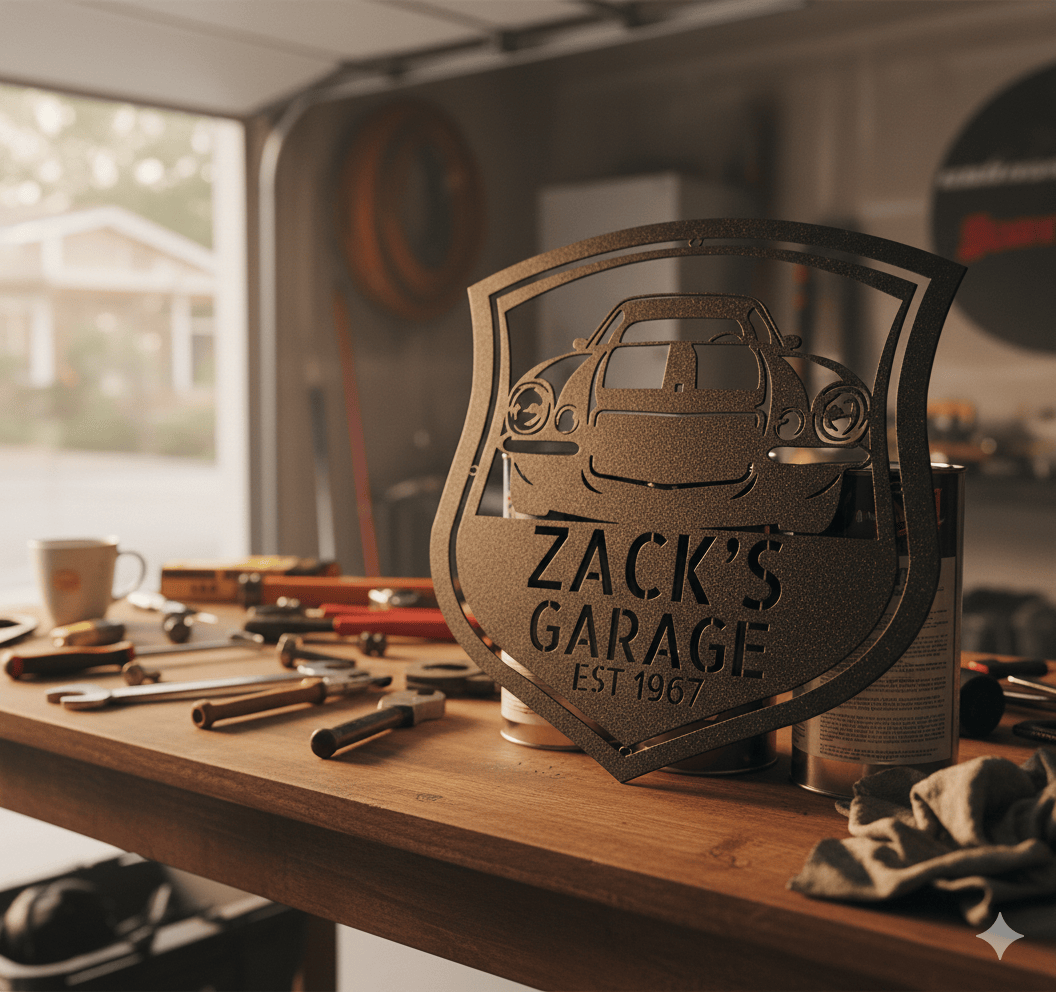 Wall Art 1970 Camaro Garage Sign – Personalized Metal Car