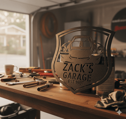Wall Art 1970 Camaro Garage Sign – Personalized Metal Car