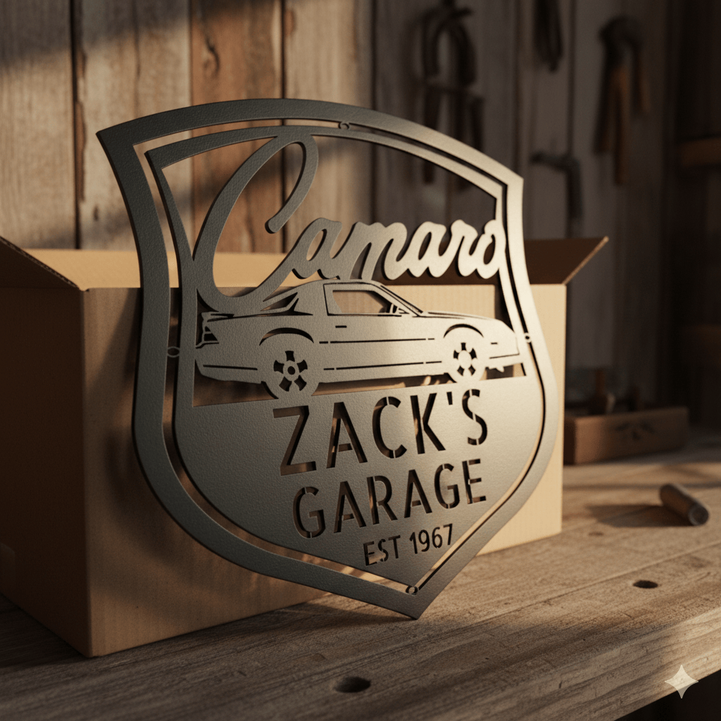 Wall Art 1982 Camaro Garage Sign