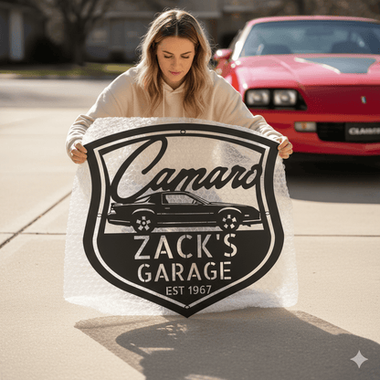 Wall Art 1982 Camaro Garage Sign