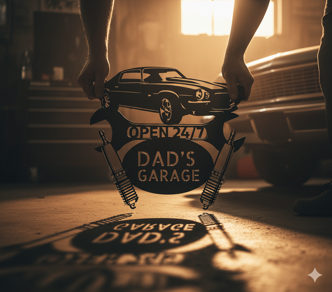 Wall Art CAMARO 1970 SIGN - Custom Car Garage Sign Monogram Wall Art Home Decor