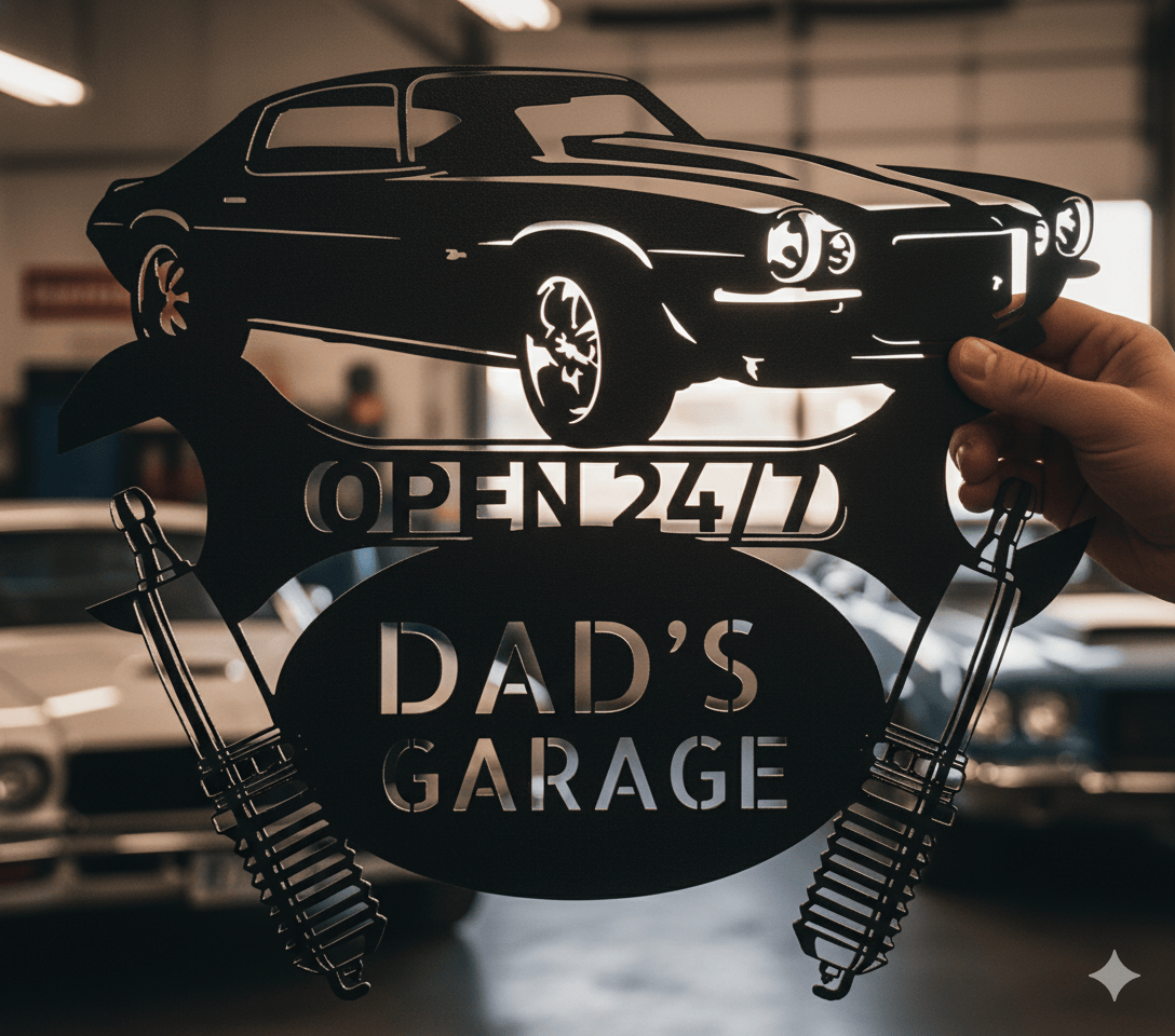 Wall Art CAMARO 1970 SIGN - Custom Car Garage Sign Monogram Wall Art Home Decor