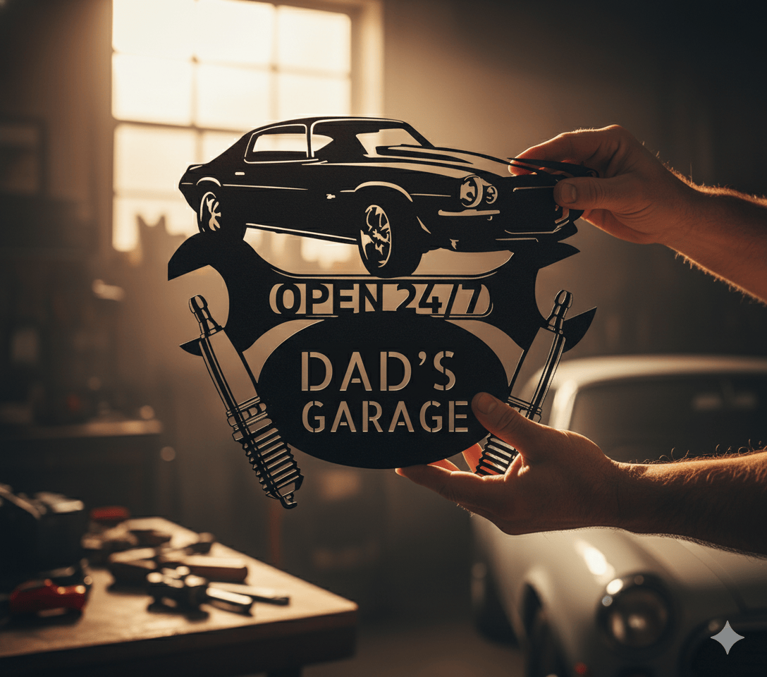 Wall Art CAMARO 1970 SIGN - Custom Car Garage Sign Monogram Wall Art Home Decor