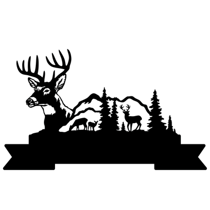 Wall Art CUSTOM DEER SIGN