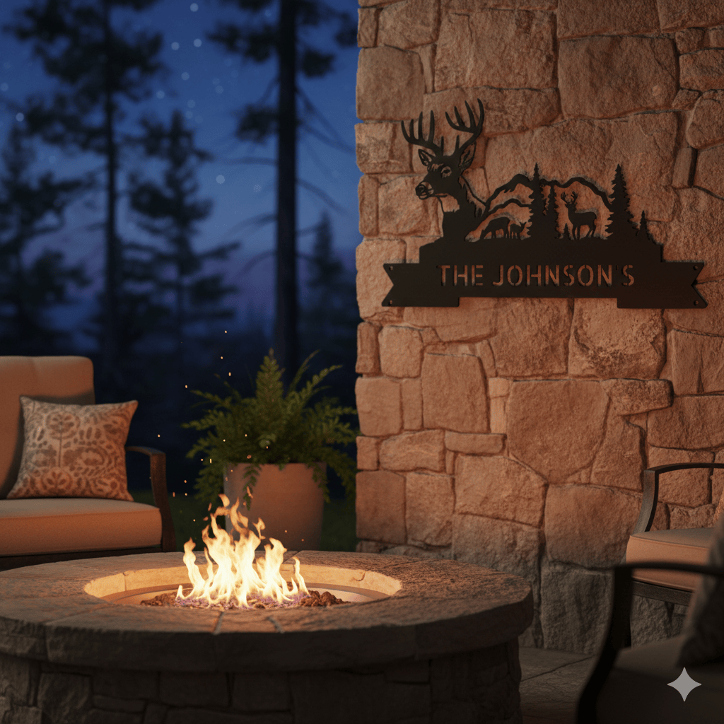 Wall Art CUSTOM DEER SIGN