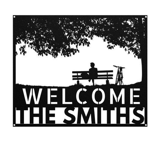 Wall Art Custom Metal Signs | Personalized Last Name & Family Name Decor