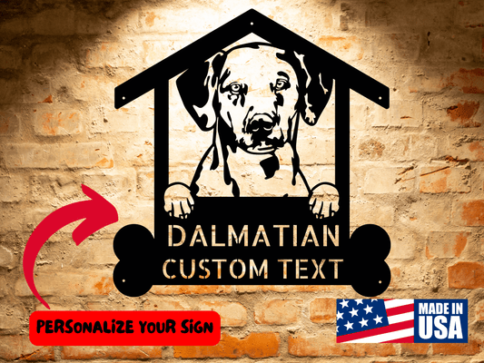 Wall Art Dalmatian Dog Sign
