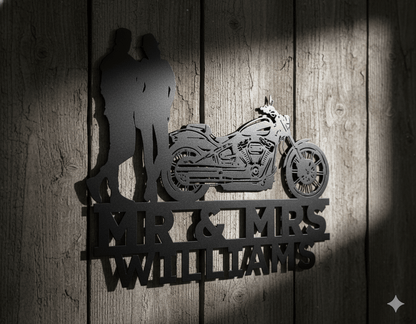 Wall Art Mr&Mrs Harley-Davidson couple SET 11