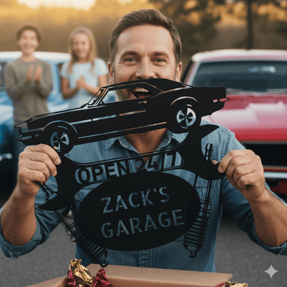 Wall Art Personalized 1967 Camaro Garage Sign – Custom Metal Wall Art for Car Lovers