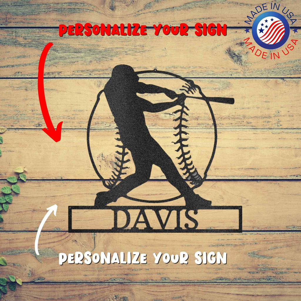 A durable personalized Metal Sign with the name Davis for outdoor wall art decor.