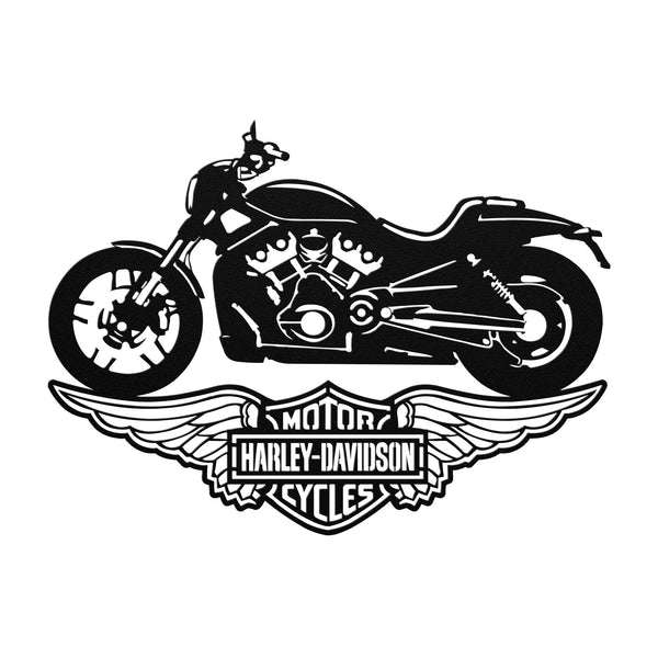 Harley-Davidson Night Rod special Steel Monogram motorcycle wall art.