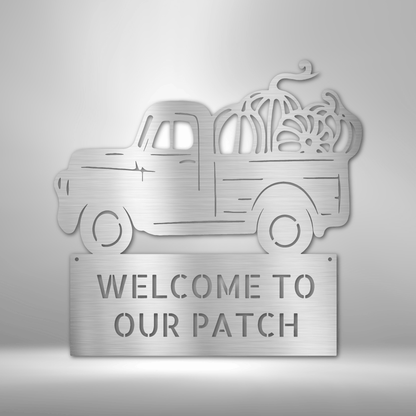 Welcome to our Unique Steel Sign - Country Truck Monogram.