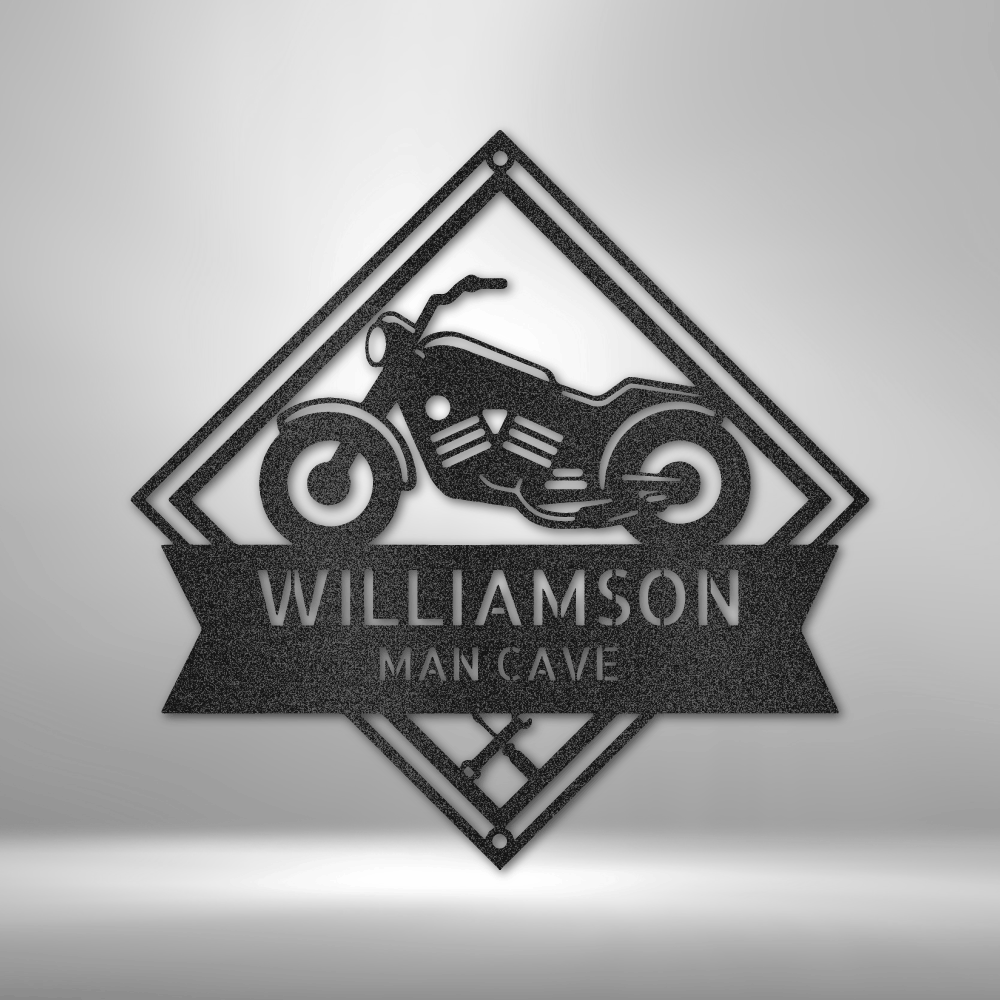 Williamson Retro Garage Personalized Monogram - Steel Sign.