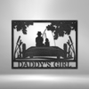 Personalized Daddy's girl Quality Time Monogram - Unique Metal Art Gifts.
