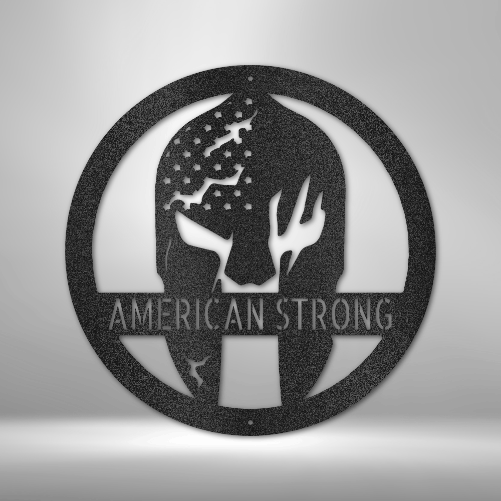 Max is great PERSONALIZED Battle Spartan Helmet - Steel sign that would make a unique metal art gift.