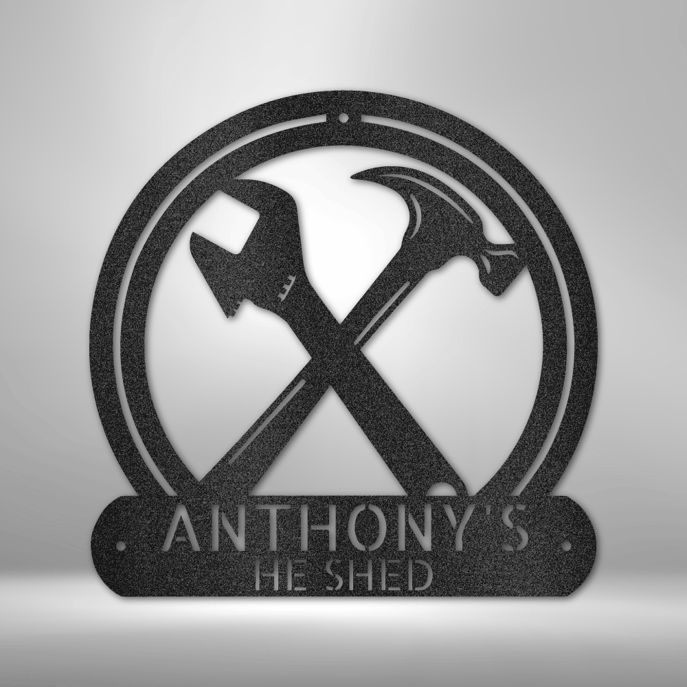 Anthony's PERSONALIZED Crafty Monogram - Durable Steel Sign.