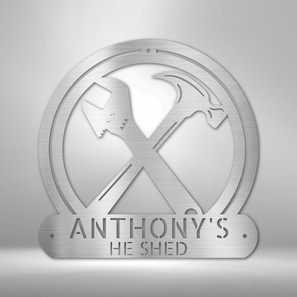 Anthony's PERSONALIZED Crafty Monogram - Durable Steel Sign.