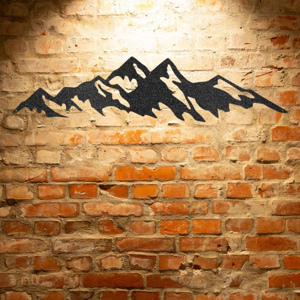 A Durable Steel Sign is painted on a brick wall.